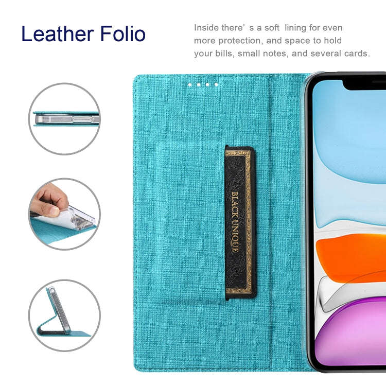 For OnePlus 10T 5G/Ace Pro 5G ViLi DMX Series TPU + PU Shockproof Leather Phone Case(Blue)