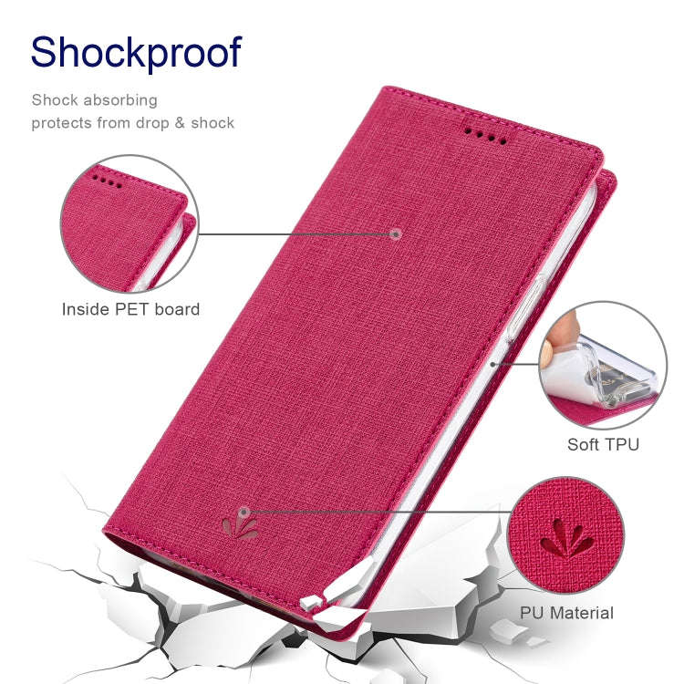 For OnePlus 10T 5G/Ace Pro 5G ViLi DMX Series TPU + PU Shockproof Leather Phone Case(Rose Red)