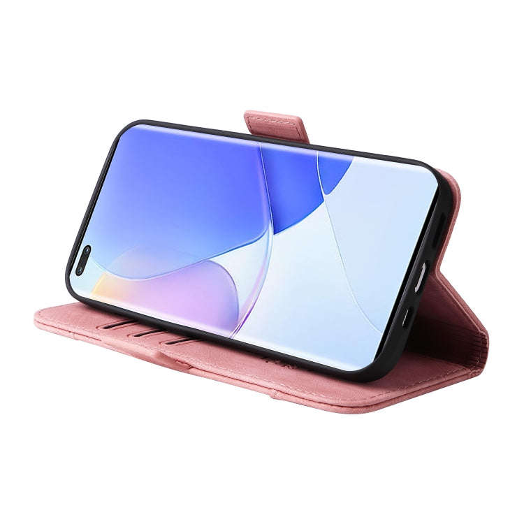 For Huawei nova 9 Pro BETOPNICE Dual-side Buckle Leather Phone Case(Pink)