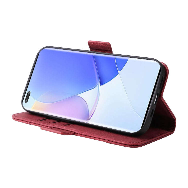 For Huawei nova 9 Pro BETOPNICE Dual-side Buckle Leather Phone Case(Red)