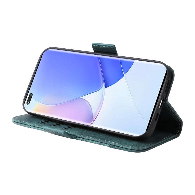 For Huawei nova 9 Pro BETOPNICE Dual-side Buckle Leather Phone Case(Green)