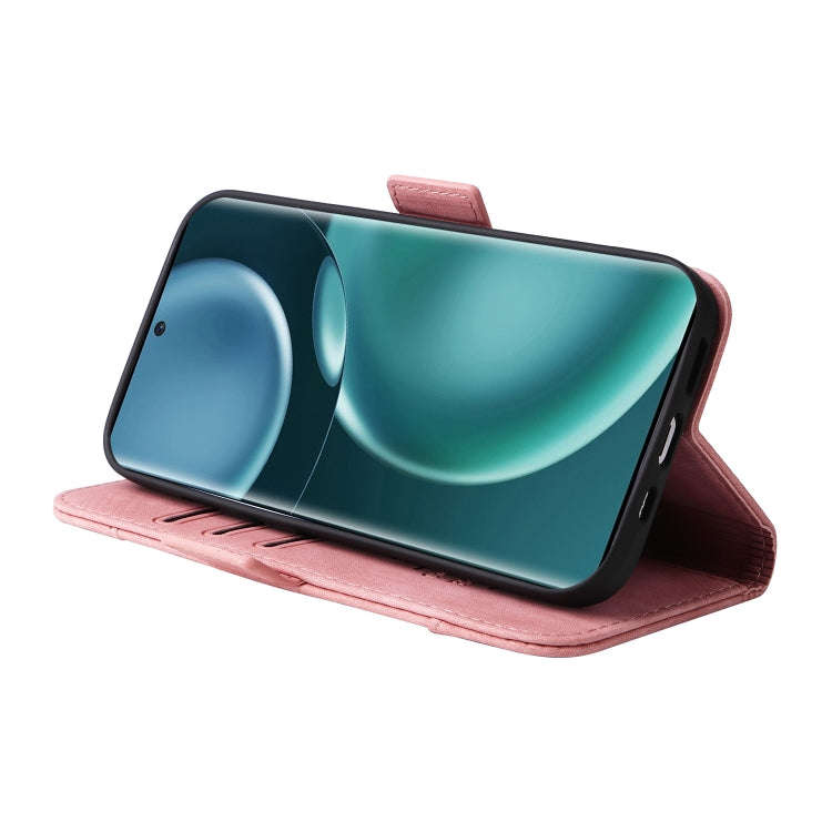 For Honor Magic4 BETOPNICE Dual-side Buckle Leather Phone Case(Pink)