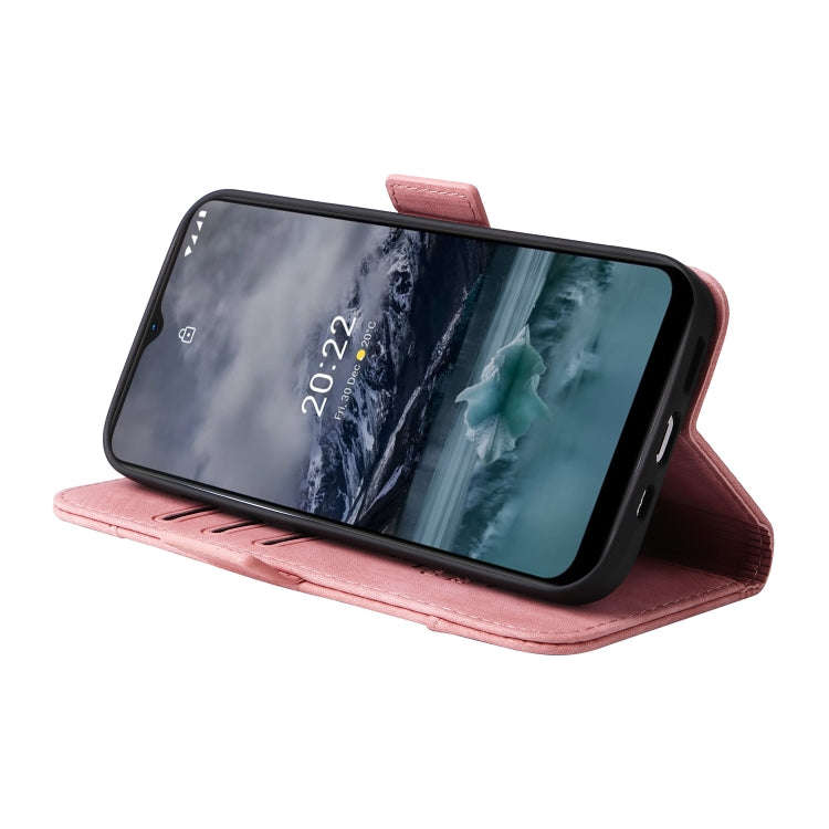For Nokia G21 BETOPNICE Dual-side Buckle Leather Phone Case(Pink)