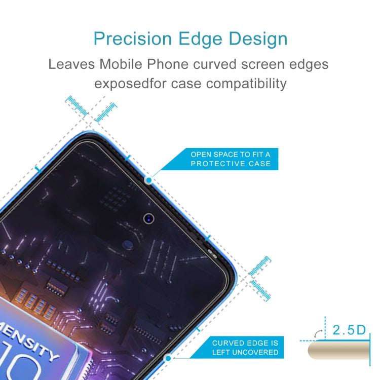 For Tecno Pova Neo 5G 50pcs 0.26mm 9H 2.5D Tempered Glass Film