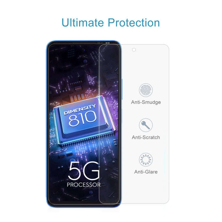 For Tecno Pova Neo 5G 50pcs 0.26mm 9H 2.5D Tempered Glass Film