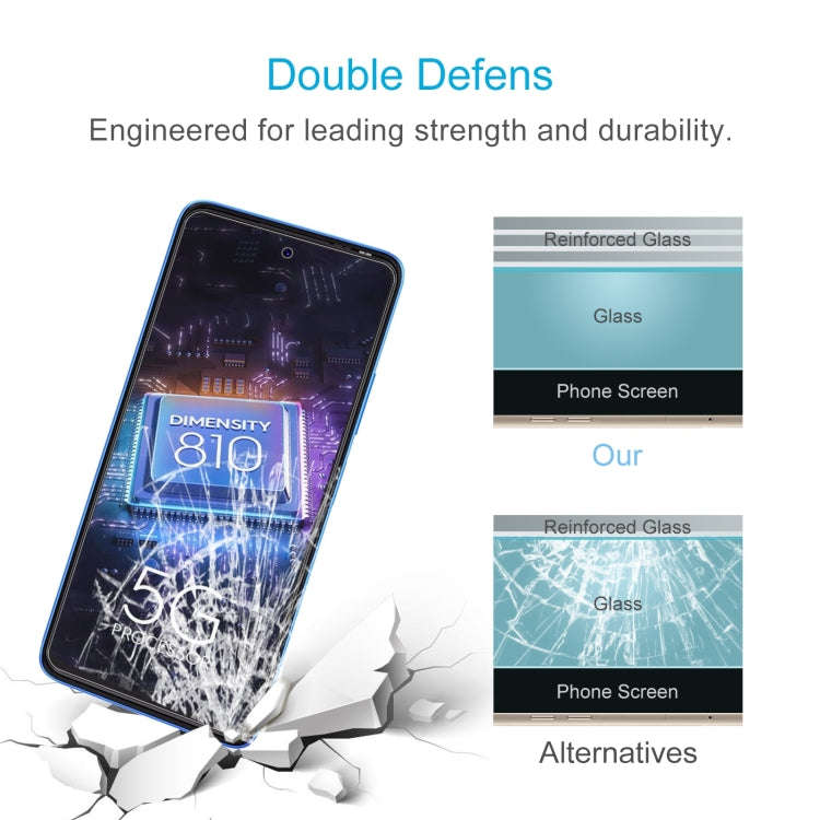 For Tecno Pova Neo 5G 50pcs 0.26mm 9H 2.5D Tempered Glass Film