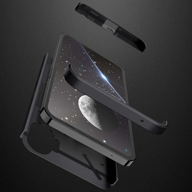For Nothing Phone 1 GKK Three Stage Splicing Full Coverage PC Phone Case(Black)