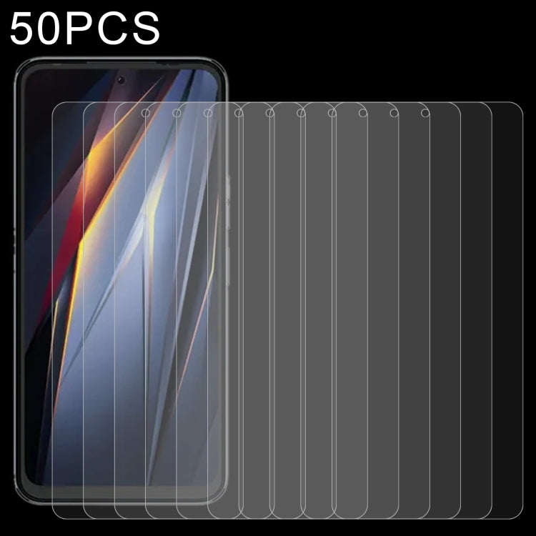 For TECNO Pova Neo 2 50pcs 0.26mm 9H 2.5D Tempered Glass Film