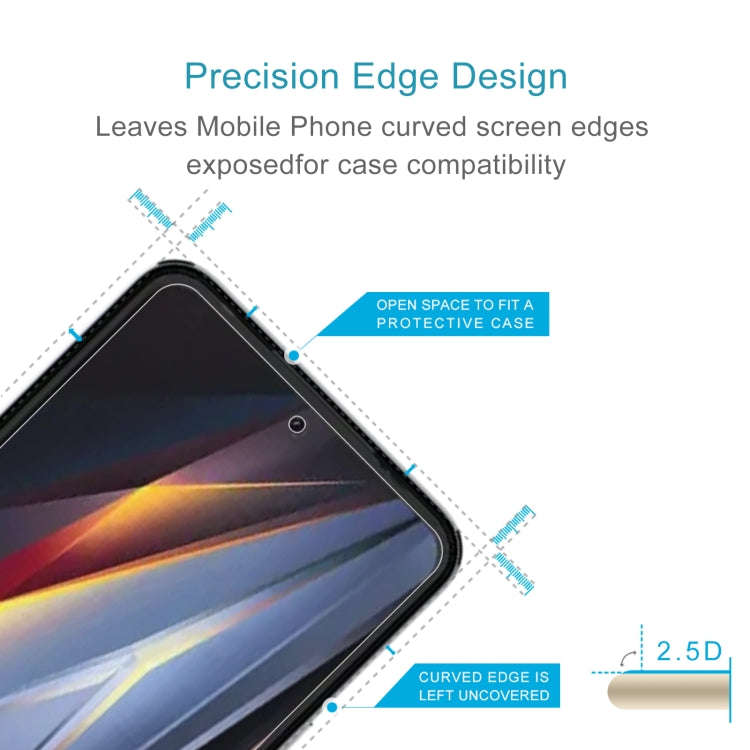 For TECNO Pova Neo 2 50pcs 0.26mm 9H 2.5D Tempered Glass Film