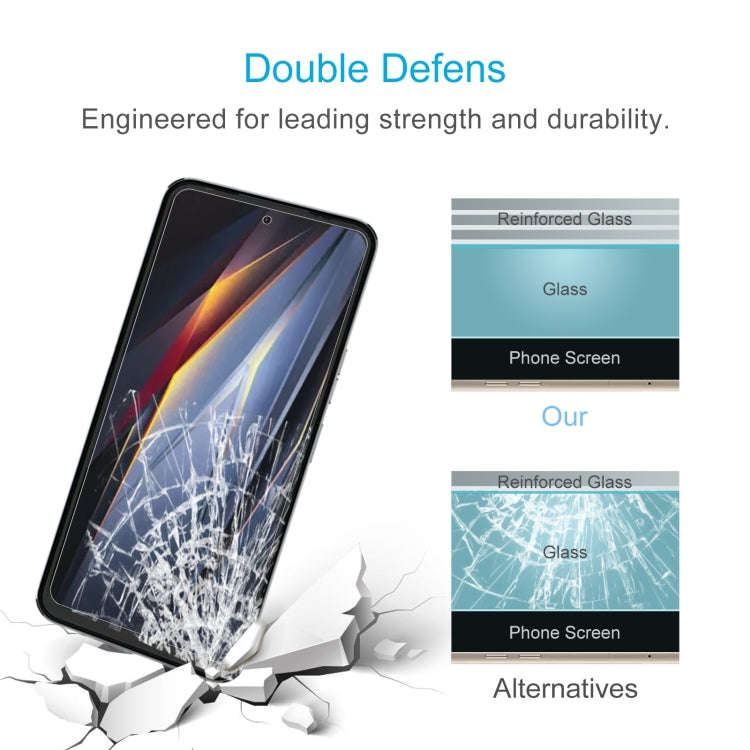 For TECNO Pova Neo 2 50pcs 0.26mm 9H 2.5D Tempered Glass Film