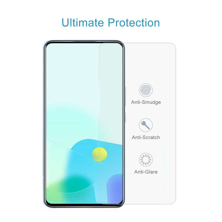 For ZTE Axon 30S 50pcs 0.26mm 9H 2.5D Tempered Glass Film