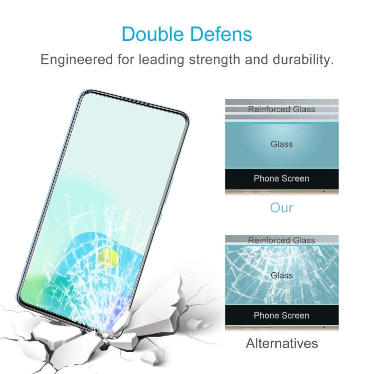 For ZTE Axon 30S 50pcs 0.26mm 9H 2.5D Tempered Glass Film