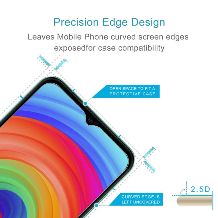 For Ulefone Note 14 50pcs 0.26mm 9H 2.5D Tempered Glass Film