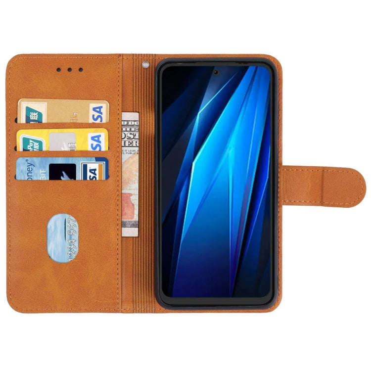 For Tecno Pova Neo 2 Leather Phone Case(Brown)