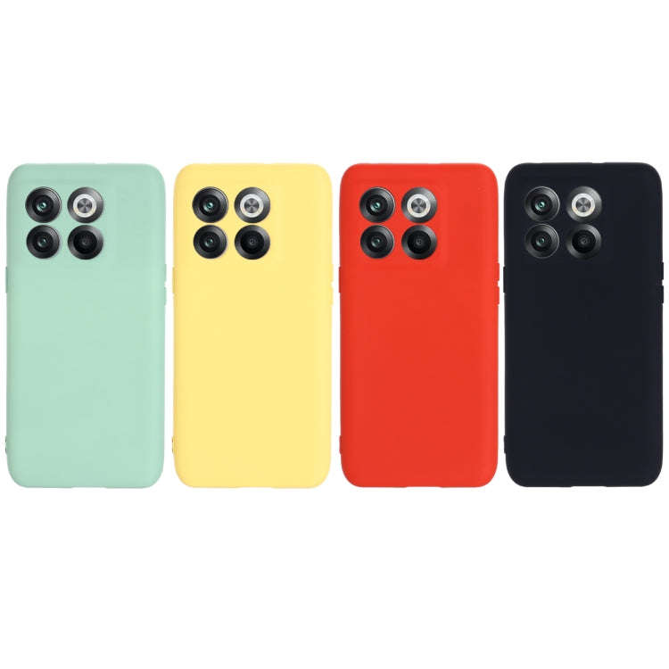 For OnePlus 10T 5G / ACE Pro Pure Color Liquid Silicone Shockproof Phone Case(Red)
