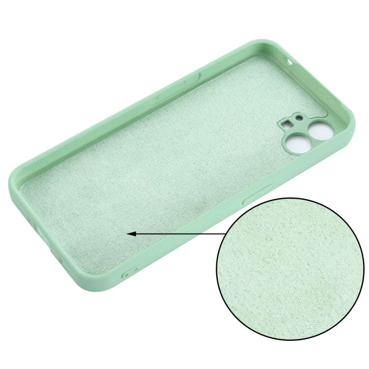 For Nothing Phone 1 Pure Color Liquid Silicone Shockproof Phone Case(Green)
