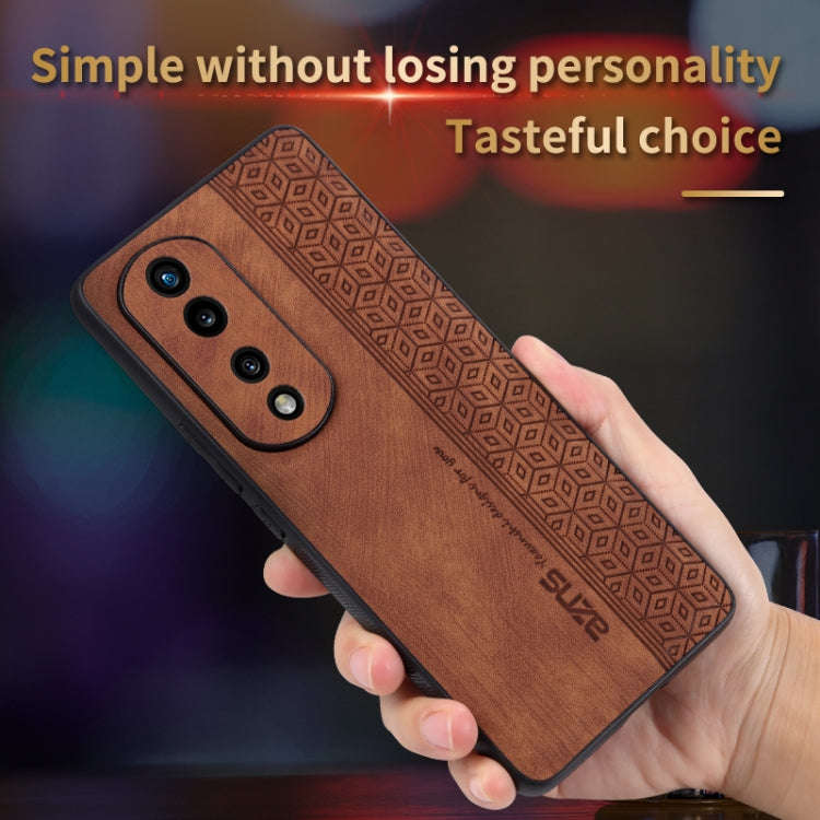 For Honor 70 AZNS 3D Embossed Skin Feel Phone Case(Sapphire Blue)