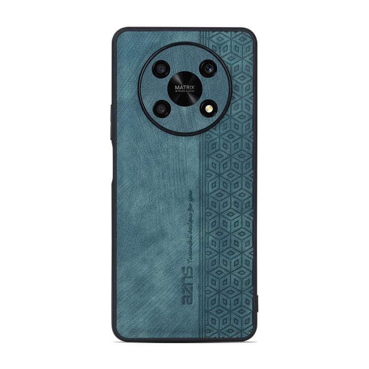 For Honor X30 / X9 AZNS 3D Embossed Skin Feel Phone Case(Dark Green)