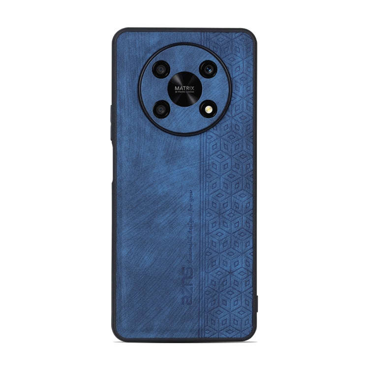 For Honor X30 / X9 AZNS 3D Embossed Skin Feel Phone Case(Sapphire Blue)