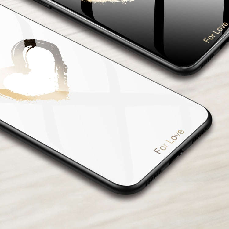 For Huawei Mate 50 Colorful Painted Glass Phone Case(Moon)