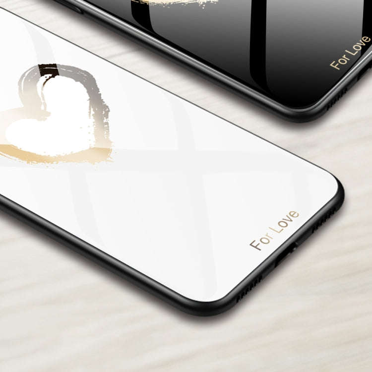 For Honor X40 Colorful Painted Glass Phone Case(Moon)