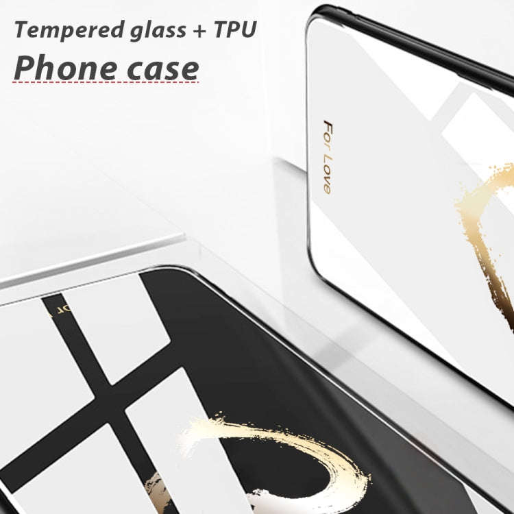 For Honor X40 Colorful Painted Glass Phone Case(Flamingo)