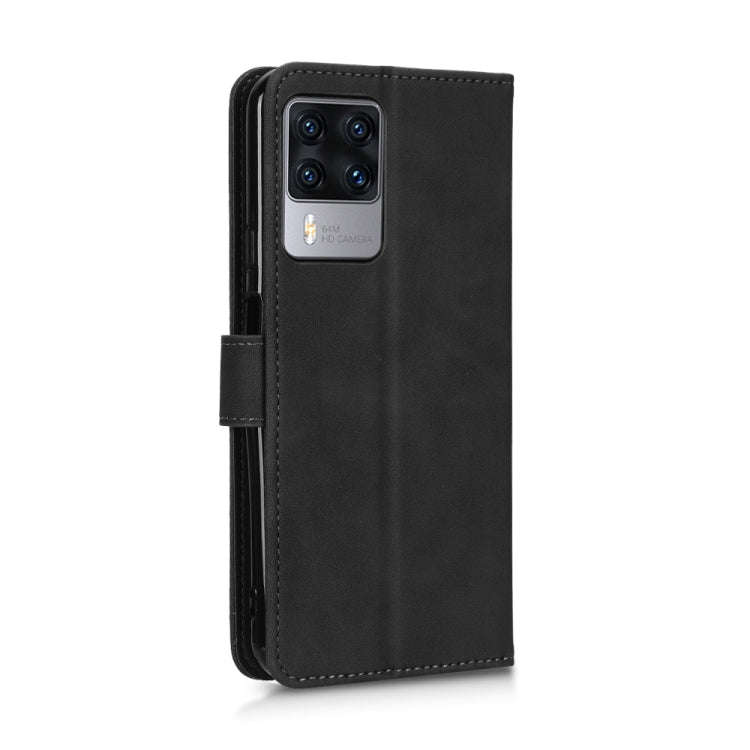 For Cubot X50 Skin Feel Magnetic Flip Leather Phone Case(Black)