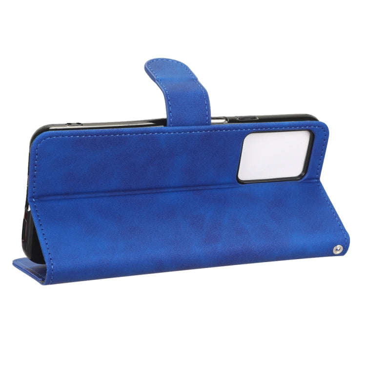 For Cubot X50 Skin Feel Magnetic Flip Leather Phone Case(Blue)