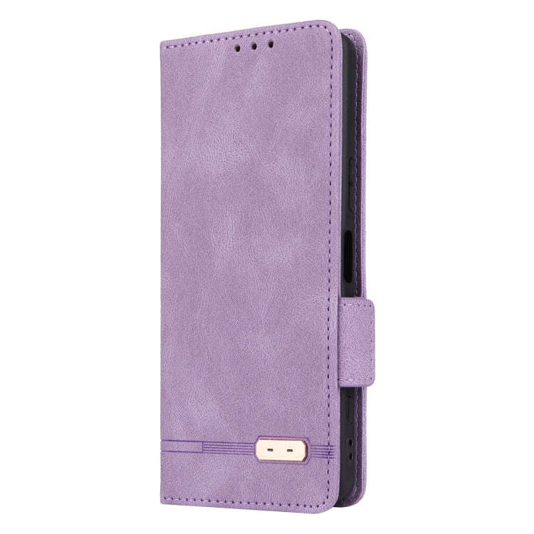 For Sony Xperia 5 IV Magnetic Clasp Flip Leather Phone Case(Purple)