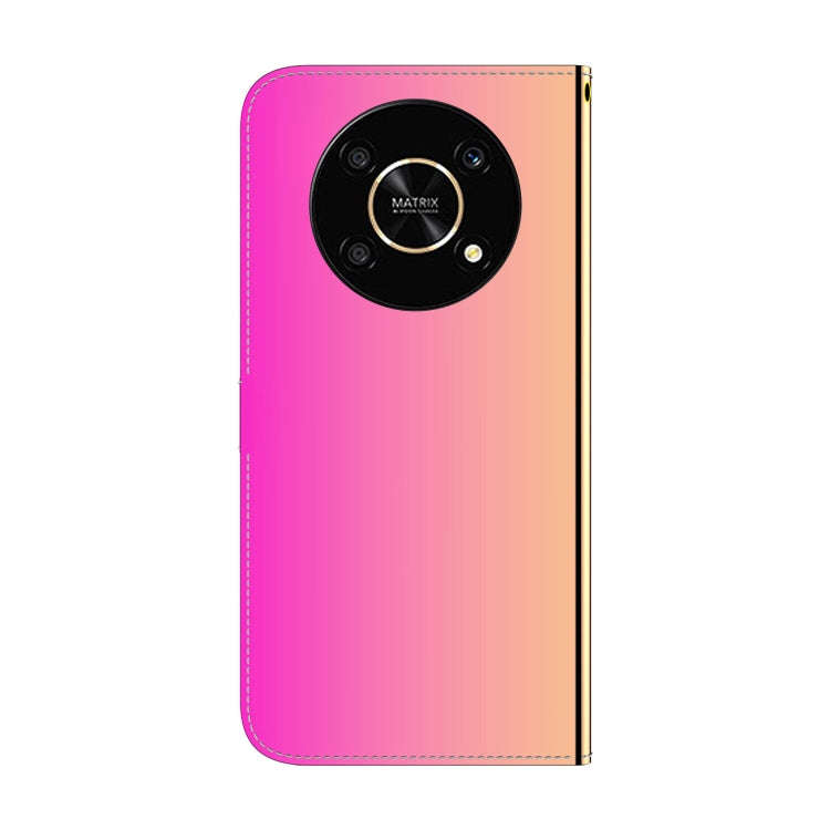 For Honor X9 / X9 5G Imitated Mirror Surface Flip Leather Phone Case(Gradient Color)