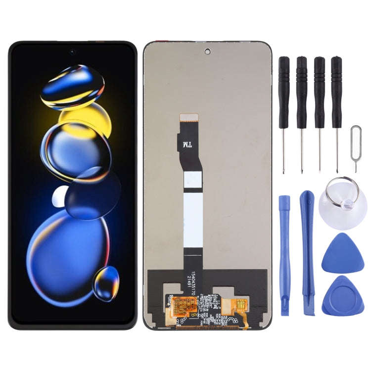 TFT LCD Screen and Digitizer Full Assembly For Xiaomi Redmi Note 11T Pro/Redmi Note 11T Pro+/Redm...
