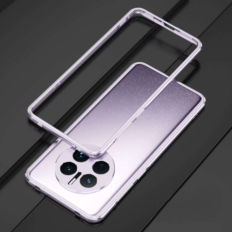 For Huawei Mate 50 Pro LK Aurora Metal Phone Frame with Lens Cover(Dark Silver)