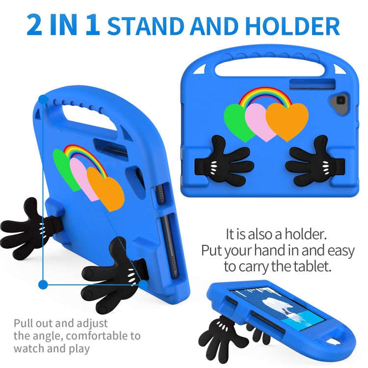 For Huawei MatePad 10.4 2022 Love Small Palm Holder EVA Tablet Case(Blue)
