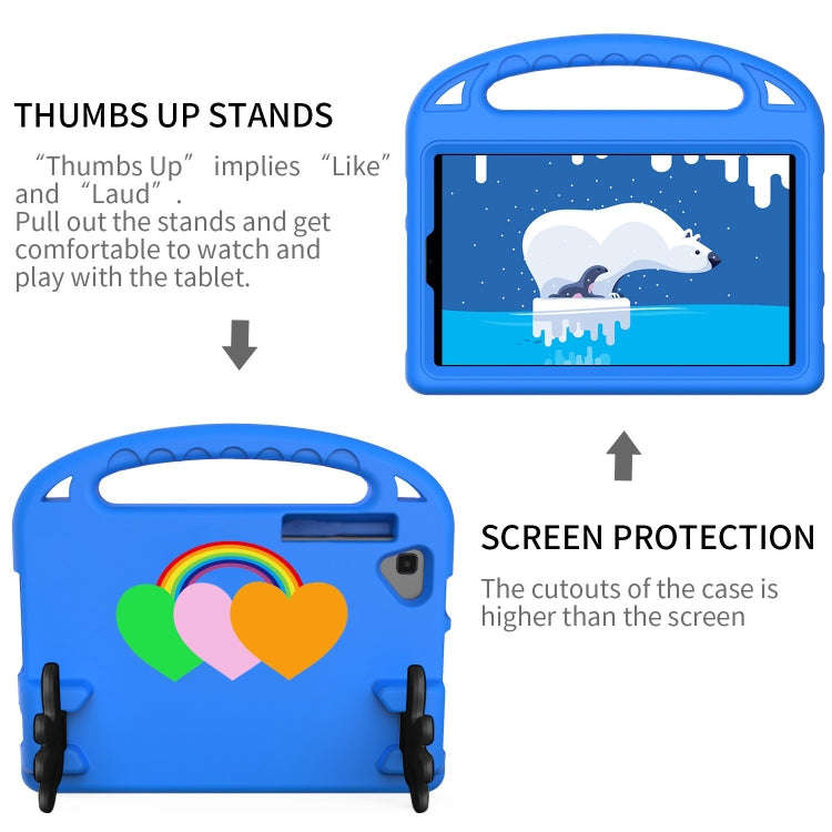For Huawei MatePad 10.4 2022 Love Small Palm Holder EVA Tablet Case(Blue)