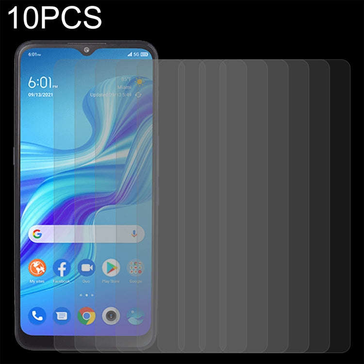 For TCL 4X 5G 10pcs 0.26mm 9H 2.5D Tempered Glass Film
