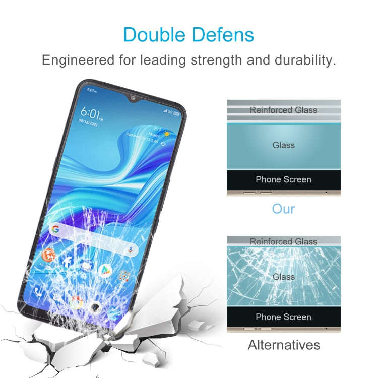 For TCL 4X 5G 10pcs 0.26mm 9H 2.5D Tempered Glass Film