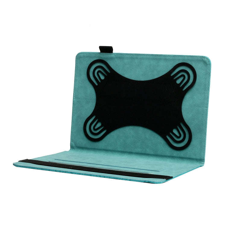 For 8 inch Life Tree Pattern Flip Universal Leather Tablet Case(Blue)
