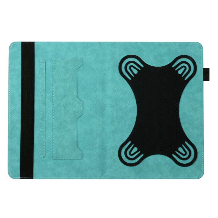 For 8 inch Life Tree Pattern Flip Universal Leather Tablet Case(Blue)
