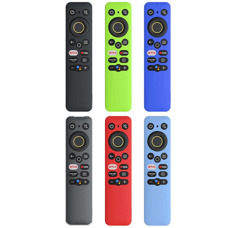 For Realme TV 30 inch / 40 inch Solid Color Silicone Protective Cover(Transparent)