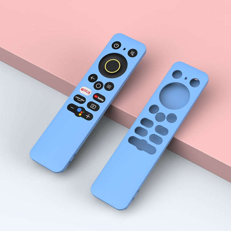 For Realme TV 30 inch / 40 inch Solid Color Silicone Protective Cover(Transparent)
