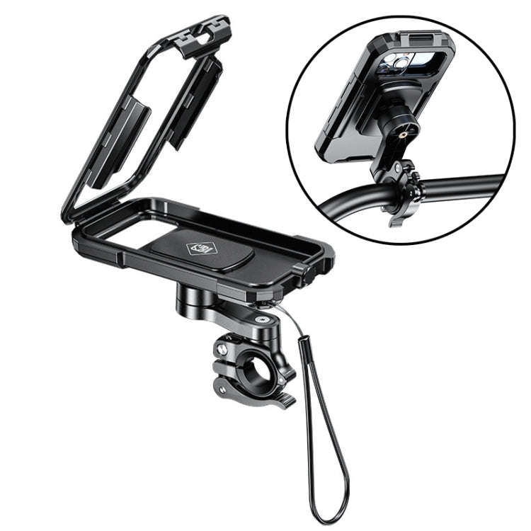 Kewig M18S-QD Motorcycle / Bicycle Waterproof Quick Release Mobile Phone Holder
