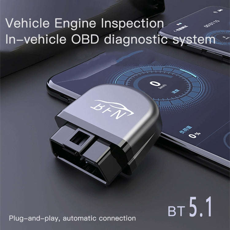 BFN  Bluetooth 5.1 Car Diagnostic Software Tester OBD2 Engine Fault Diagnosis Tester AD11 Mobile ...