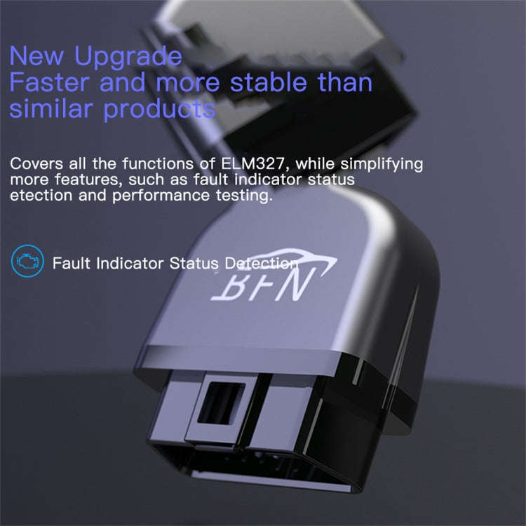 BFN  Bluetooth 5.1 Car Diagnostic Software Tester OBD2 Engine Fault Diagnosis Tester AD11 Mobile ...