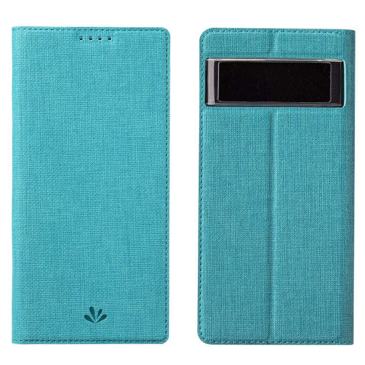 For Google Pixel 7 ViLi DMX Series Shockproof Magnetic Leather Phone Case(Blue)