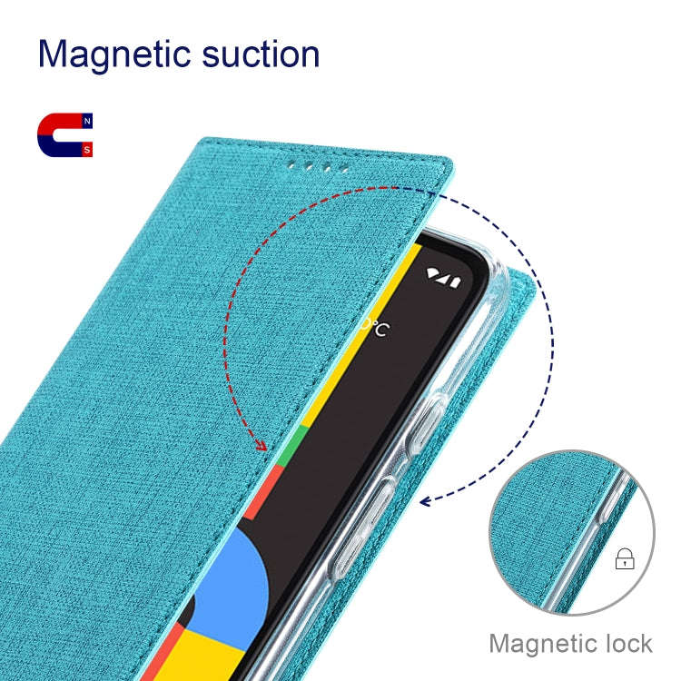 For Google Pixel 7 ViLi DMX Series Shockproof Magnetic Leather Phone Case(Blue)