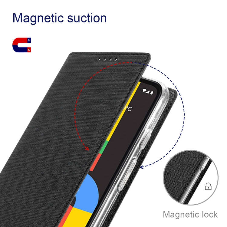 For Google Pixel 7 Pro ViLi DMX Series Shockproof Magnetic Leather Phone Case(Black)