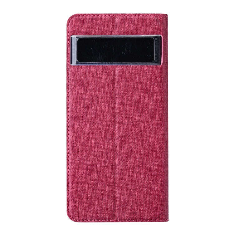 For Google Pixel 7 Pro ViLi DMX Series Shockproof Magnetic Leather Phone Case(Rose Red)