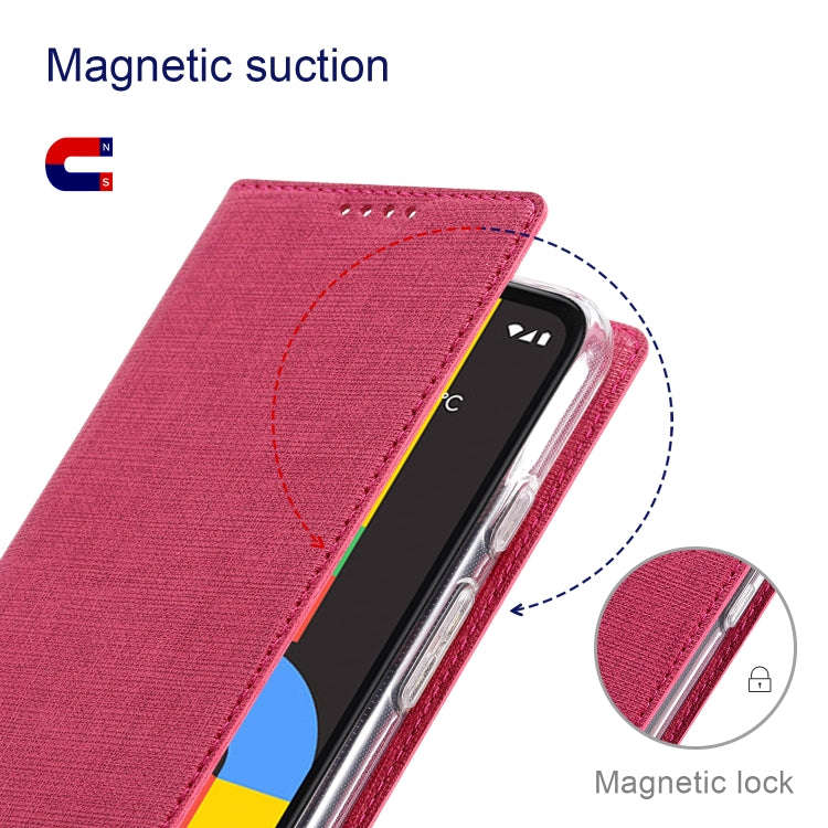 For Google Pixel 7 Pro ViLi DMX Series Shockproof Magnetic Leather Phone Case(Rose Red)