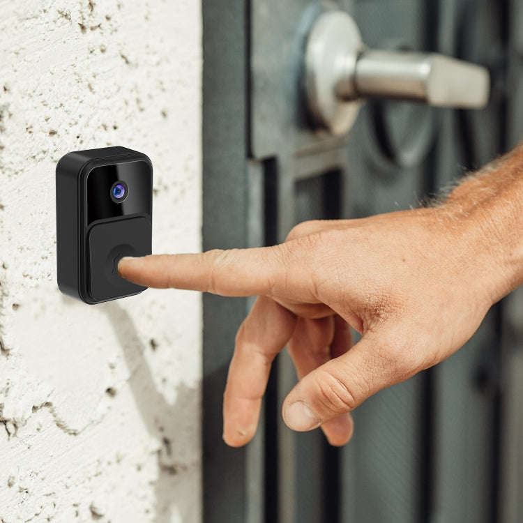 ML19 90 Degree Wide Angle Wireless Smart Video Doorbell(Black)