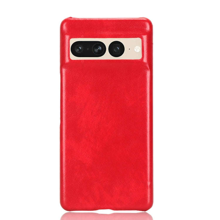 For Google Pixel 7 Pro 5G Shockproof Litchi Texture PC + PU Case(Red)
